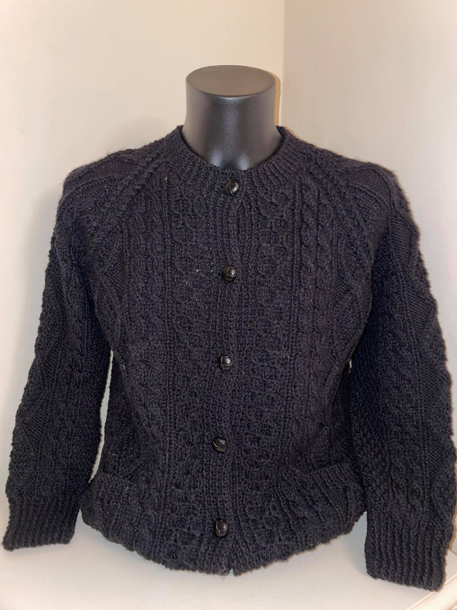 HANDKNIT ARAN JACKET (HKAJ5) - Aran Islands Sweaters
