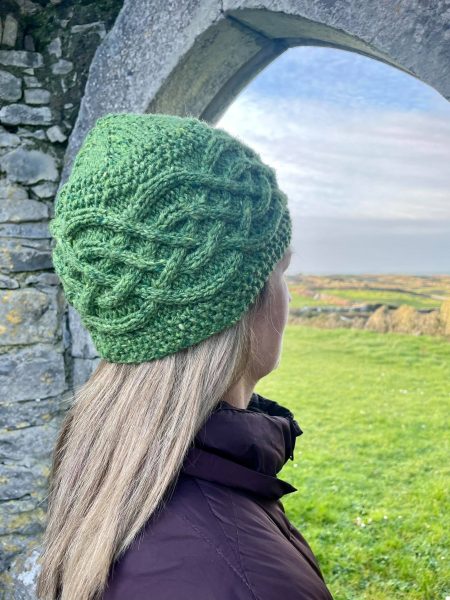 celtic hat light green