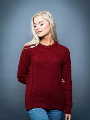 ARAN HONEYCOMB UNISEX SWEATER (AHUS02)