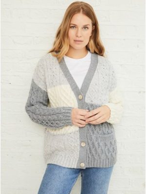 Tri-Colour V Neck Cardigan (TCVN)