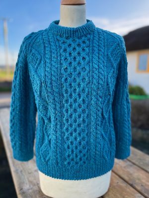 HANDKNIT ARAN SWEATER (HKS16) EXTRA SMALL