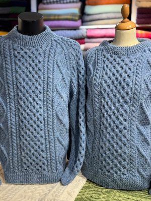 HANDKNIT ARAN SWEATER (HKS30) Large