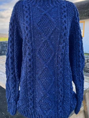 HANDKNIT ARAN SWEATER (HKS41) Large