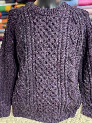 HANDKNIT ARAN SWEATER (HKS14) SMALL
