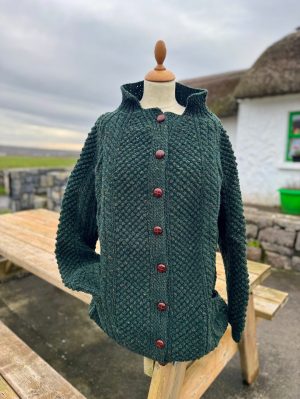 HANDKNIT ARAN JACKET  (HKAJ15) EXTRA LARGE