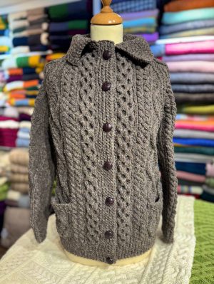 HANDKNIT ARAN JACKET (HKAJ13) SMALL