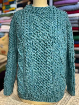 HANDKNIT ARAN SWEATER (HKS47) SMALL
