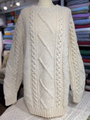 HANDKNIT ARAN SWEATER (HKS23) XX LARGE