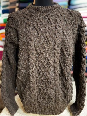 HANDKNIT ARAN SWEATER (HKS24) LARGE