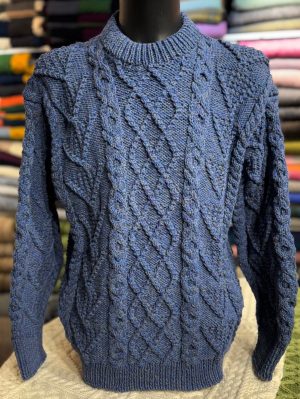 HANDKNIT ARAN SWEATER (HKS27) LARGE