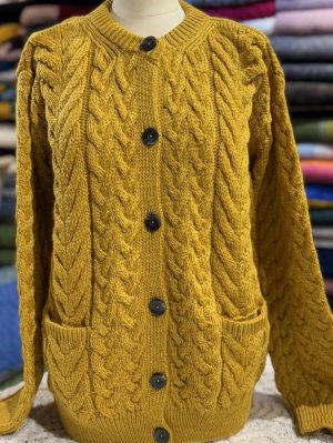 ARAN CREW PLAITED CABLE CARDIGAN (ACPCC)