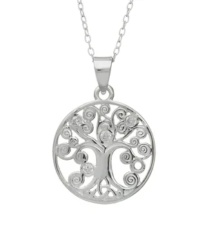 TREE OF LIFE WITH CLEAR CZ STONES (WDWP053)