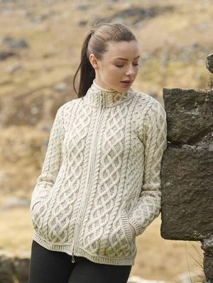 CHIC ARAN ZIP JACKET (CZJ)